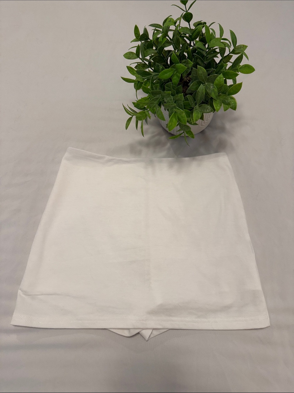 SHEIN White Women's Skort - Minimal A-Line Style